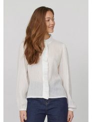 SisterS point Bluzka w kolorze białym rozmiar: S. Białe bluzki damskie Sisters Point, s, bez wzorów, bez kołnierzyka, bez ramiączek. Za 56.79 zł.