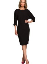 Stylove Sukienka w kolorze czarnym rozmiar: L. Czarne sukienki damskie Stylove, l, bez wzorów, bez kołnierzyka, bez ramiączek, midi. Za 179.64 zł.
