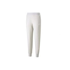 Puma Essential Logo Pants, damskie spodnie dresowe, Beżowe. Brązowe spodnie dresowe damskie Puma, xl, z bawełny, na fitness i siłownię. Za 149.99 zł.