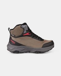 Uniseksowe wysokie buty trekkingowe Kilpi PINUT HIGH WP-U. Brązowe obuwie trekkingowe damskie Kilpi. Za 370.41 zł.