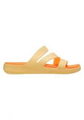 Klapki Dla Dorosłych Crocs Getaway Strappy Sandal. Zielone klapki damskie Crocs, z materiału. Za 159.99 zł.