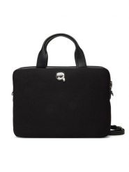 KARL LAGERFELD Torba na laptopa A1W32103 Czarny. Czarne torby na laptopa damskie Karl Lagerfeld, bez wzorów, z materiału. Za 559.99 zł.