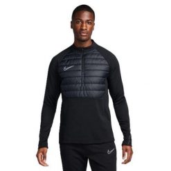 Męska Zimowa Bluza Academy Warrior. Czarne bluzy bez kaptura męskie Nike, m. Za 365.99 zł.