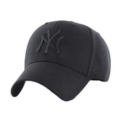 Czapka z daszkiem MVP Lifestyle New York Yankees Snapback. Czarne czapki męskie 47 Brand, bez wzorów. Za 161.00 zł.