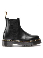 Dr. Martens Sztyblety 2976 Bex 26205001 Czarny. Czarne botki damskie Dr. Martens, ze skóry, bez obcasa, na płaskiej podeszwie, bez zapięcia. Za 749.99 zł.