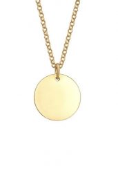 Elli Wisiorek damski Basic Round w srebrze próby 925 Sterling Silver Naszyjniki 1 ct Damski. Szare naszyjniki damskie Elli, na co dzień, srebrne. Za 279.64 zł.