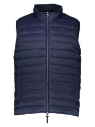 Hackett London Kamizelka pikowana w kolorze granatowym rozmiar: M. Niebieskie kamizelki męskie Hackett London, m. Za 448.99 zł.