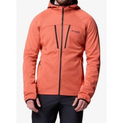 Kurtka Columbia Arctic Crest Bonded Full Zip. Czerwone kurtki męskie Helly Hansen, bez wzorów, z materiału, bez kaptura, narciarskie. Za 372.69 zł.