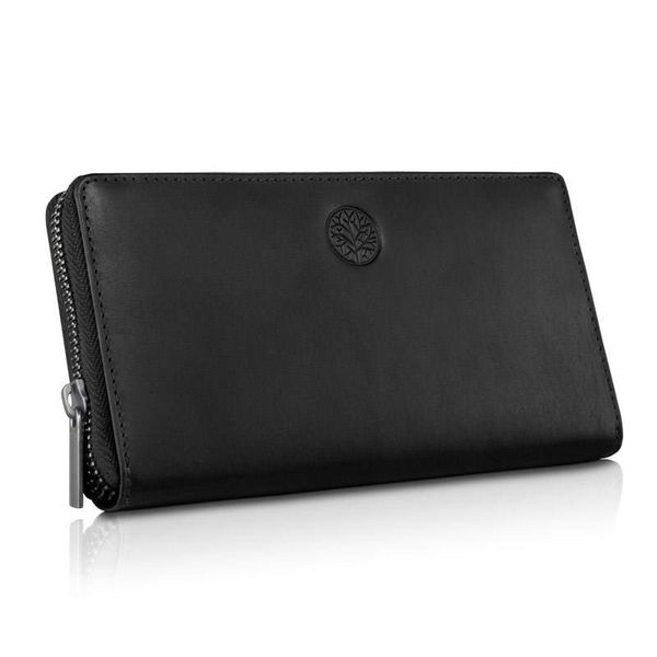 Portfel skórzany BETLEWSKI czarny BPD-NVTC-360 BLACK. Czarne portfele damskie Betlewski, bez wzorów, ze skóry. Za 159.00 zł.