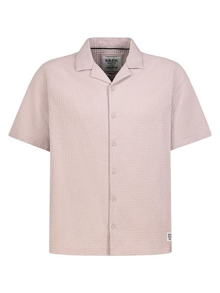 Sublevel Koszula w kolorze beżowym rozmiar: XXL. Brązowe koszule męskie Sublevel, xxl, bez wzorów, z bawełny, bez kołnierzyka, bez ramiączek. Za 82.99 zł.