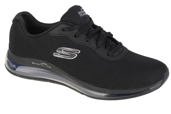 Buty sportowe Sneakersy damskie, Skechers Skech-Air Element 2.0. Czarne buty sportowe na co dzień damskie Skechers, bez wzorów, z materiału, trekkingowe. Za 309.99 zł.