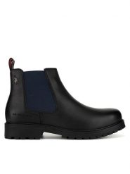 U.S. Polo Assn. Sztyblety YUMI001M/DLE1 Czarny. Czarne sztyblety męskie U.S. Polo Assn., ze skóry, bez zapięcia. Za 379.99 zł.