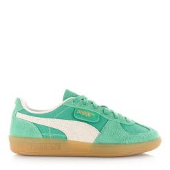 Tenisówki Puma Model Palermo Vintage Kolor Zielony. Zielone trampki i tenisówki damskie Puma, bez wzorów, z tkaniny. W wyprzedaży za 326.05 zł.