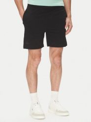 Kappa Szorty sportowe Logo Korpo Cabas 303HZE0 Czarny Regular Fit. Czarne szorty męskie Kappa, bez wzorów, z bawełny, sportowe. Za 49.99 zł.