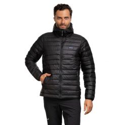 Męska czarna pikowana kurtka Patagonia. Czarne kurtki męskie Patagonia, m, bez wzorów, z nylonu, sportowe, bez kaptura. Za 1,362.85 zł.