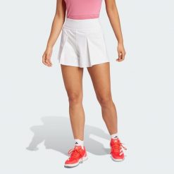 Szorty Tennis Climacool Match. Białe szorty damskie Adidas, bez wzorów, sportowe. W wyprzedaży za 155.35 zł.