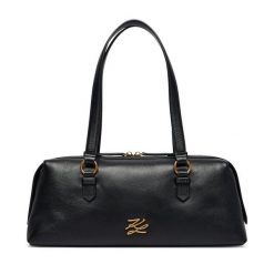 Torebka KARL LAGERFELD. Czarne torebki klasyczne damskie Karl Lagerfeld, bez wzorów, bez dodatków. Za 1,499.00 zł.