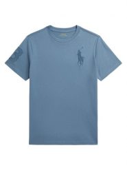 Polo Ralph Lauren T-Shirt 323832907503 Niebieski Regular Fit. Niebieskie t-shirty chłopięce Polo Ralph Lauren, bez wzorów, z bawełny, bez ramiączek. Za 289.99 zł.