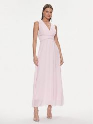 Rinascimento Sukienka wieczorowa CFC0117736003 Różowy Regular Fit. Czerwone sukienki damskie RINASCIMENTO, s, bez wzorów, z syntetyku, wizytowe, bez kołnierzyka, bez ramiączek. Za 369.99 zł.