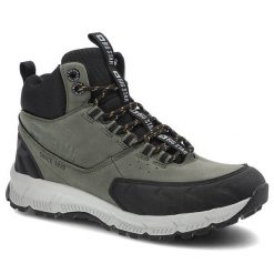 Zielone Trekkingi Big Star Damskie Buty Sportowe. Zielone buty sportowe na co dzień damskie Big Star, bez wzorów, z materiału, trekkingowe. Za 199.00 zł.