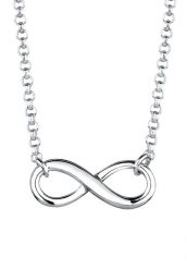 Elli Damski symbol nieskończoności Infinity wykonany ze srebra próby 925 Sterling Silver Naszyjniki 1 ct. Szare naszyjniki damskie Elli, srebrne. Za 248.99 zł.