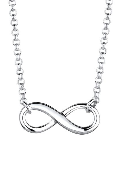 Elli Damski symbol nieskończoności Infinity wykonany ze srebra próby 925 Sterling Silver Naszyjniki 1 ct. Szare naszyjniki damskie Elli, srebrne. Za 248.99 zł.