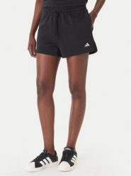 Adidas Szorty sportowe Essentials Small Logo Feel Cozy JC5925 Czarny Regular Fit. Czarne spodenki sportowe damskie Adidas, l, z bawełny. Za 129.99 zł.