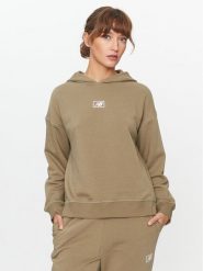 New Balance Bluza Essentials French Terry Hoodie WT33512 Zielony Regular Fit. Zielone bluzy bez kaptura damskie New Balance, m, z bawełny. Za 349.99 zł.