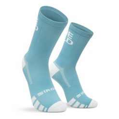 Skarpetki rowerowe gravel Kolarstwo Siroko GS2 Blue. Niebieskie skarpetki damskie SIROKO, bez wzorów. Za 41.00 zł.