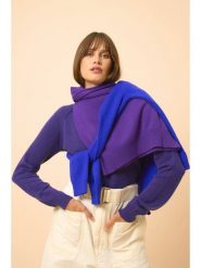 Just Cashmere Kaszmirowy sweter "Phoebe" w kolorze fioletowym rozmiar: XL. Różowe swetry klasyczne damskie Just Cashmere, xl, z kaszmiru, bez kołnierzyka. Za 347.99 zł.