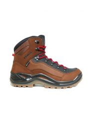 LOWA Skórzane buty turystyczne "Renegade GTX Mid" w kolorze jasnobrązowym rozmiar: 46,5. Brązowe buty trekkingowe męskie Lowa, z gore-texu, bez zapięcia, outdoorowe, gore-tex. Za 825.95 zł.