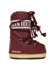 Moon Boot Śniegowce Mb Icon Nylon 80D1400440 S Bordowy. Czerwone kozaki dziewczęce Moon Boot, bez wzorów, z nylonu, bez obcasa. Za 629.99 zł.