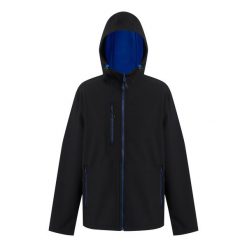 Męska Dwuwarstwowa Kurtka Soft Shell Navigate Z Kapturem. Niebieskie kurtki męskie Regatta, m, bez wzorów, sportowe, z kapturem. Za 220.99 zł.