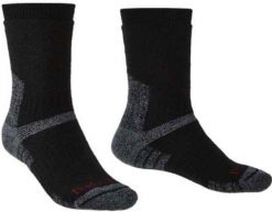 BRIDGEDALE Skarpety EXPLORER HEAVY MERINO E-XL ( 48+)-Czarny. Czarne skarpetki męskie Bridgedale, bez wzorów, z elastanu. Za 100.70 zł.