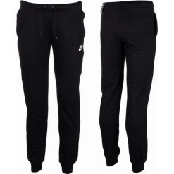 Spodnie damskie Nike W Essential Pant Reg Fleece. Czarne spodnie materiałowe damskie Nike, bez wzorów. Za 169.00 zł.