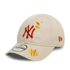 Czapka z daszkiem New Era. Brązowe czapki z daszkiem damskie New Era, bez wzorów. Za 69.99 zł.