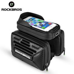 Torba na ramę roweru ROCKBROS. Czarne torby męskie na ramię ROCKBROS, bez wzorów, z materiału, na ramię, duże. Za 122.00 zł.