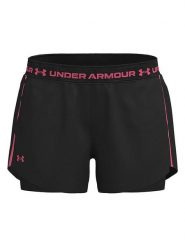 Under Armour Szorty funkcyjne 2w1 w kolorze czarnym rozmiar: M. Czarne spodenki sportowe damskie Under Armour, m, outdoorowe. Za 89.99 zł.