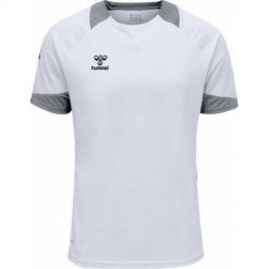 Koszulka treningowa Hummel. Białe t-shirty sportowe męskie HUMMEL, s, z dżerseju, bez ramiączek, do piłki nożnej. Za 155.50 zł.