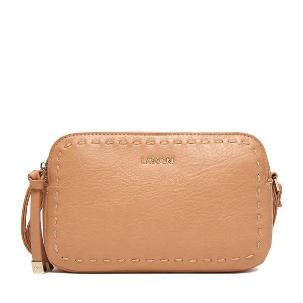 Torebka Lasocki. Brązowe listonoszki damskie Lasocki, bez wzorów, bez dodatków. Za 159.99 zł.