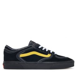 Tenisówki Vans. Czarne trampki i tenisówki męskie Vans, bez wzorów, bez zapięcia. Za 399.99 zł.