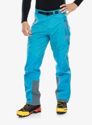 Spodnie z membraną męskie La Sportiva Alpine Guide GTX Pant. Niebieskie spodnie materiałowe męskie La Sportiva, bez wzorów, z gore-texu. Za 2,444.40 zł.