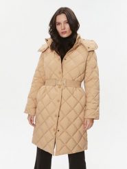 TWINSET Płaszcz zimowy 232TP2240 Beżowy Regular Fit. Brązowe płaszcze damskie Twinset, na zimę, bez wzorów, z syntetyku. Za 1,749.00 zł.
