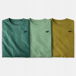 KOSZULKA MĘSKA LIMITOWANA 4F T-SHIRT KOMPLET ZESTAW 3 SZTUKI 3XL M3948 SS26. T-shirty sportowe męskie 4f, m, z bawełny, bez ramiączek, na fitness i siłownię. Za 113.50 zł.