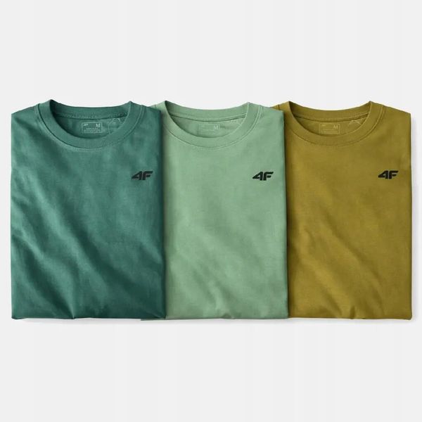 KOSZULKA MĘSKA LIMITOWANA 4F T-SHIRT KOMPLET ZESTAW 3 SZTUKI 3XL M3948 SS26. T-shirty sportowe męskie 4f, m, z bawełny, bez ramiączek, na fitness i siłownię. Za 113.50 zł.