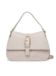 Furla Torebka Flow M WB00996 BX2045 BG 4556S Écru. Białe torebki klasyczne damskie Furla, bez wzorów, ze skóry, bez dodatków. Za 1,859.00 zł.