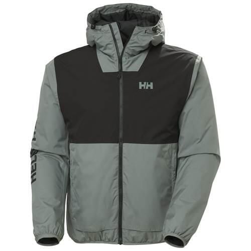 Kurtka uniwersalna męska Helly Hansen Ervik Ins Rain Jacket. Czarne kurtki męskie Helly Hansen, m, bez wzorów, z syntetyku, klasyczne, z kapturem. Za 1,075.00 zł.