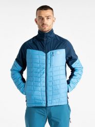 Dare 2b Kurtka hybrydowa "Mountaineer II" w kolorze błękitno-niebieskim rozmiar: XL. Niebieskie kurtki outdoor męskie Dare 2b, xl, bez wzorów, bez kaptura. Za 162.49 zł.