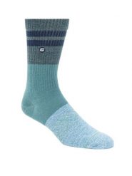 Skechers Skarpety w kolorze błękitno-turkusowym rozmiar: 43-46. Niebieskie skarpetki męskie Skechers, bez wzorów, ze splotem. Za 17.99 zł.