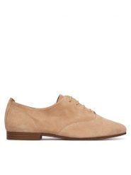 Caprice Półbuty 9-23200-46 Beżowy. Brązowe półbuty damskie Caprice, bez wzorów, ze skóry, bez obcasa, na płaskiej podeszwie. Za 276.99 zł.